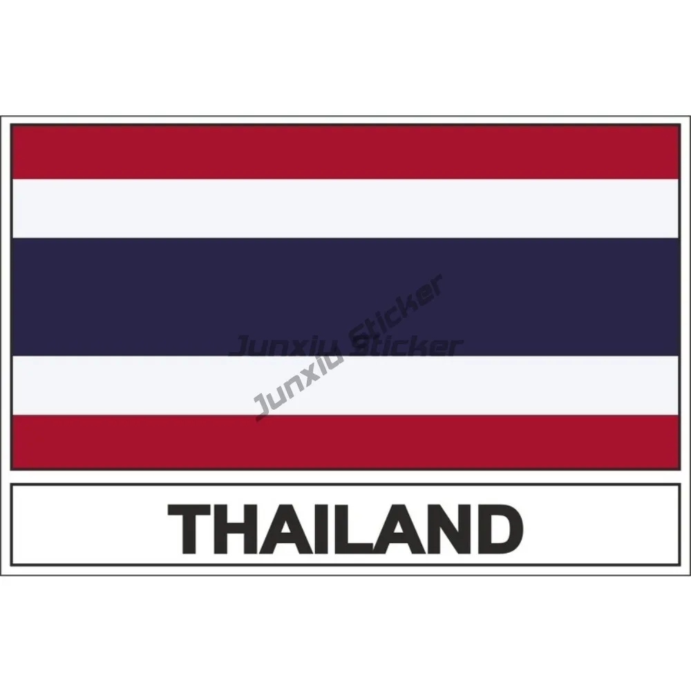 

Sticker Flag Vinyl Country T Thailand Decal Scratch-Proof Vinyl UV Protected Waterproof Decoration for SUV Bumper
