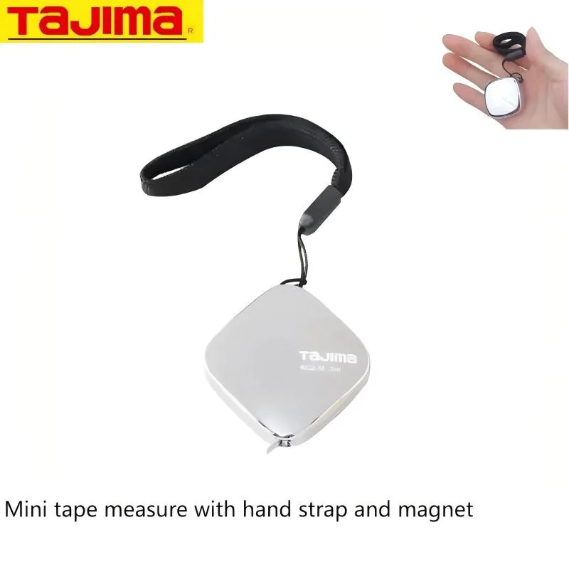 Tajima KC1-M/KC2-M/KC3-M Tape Measure Mini Portable Keychain Ruler 1001-1664/10…