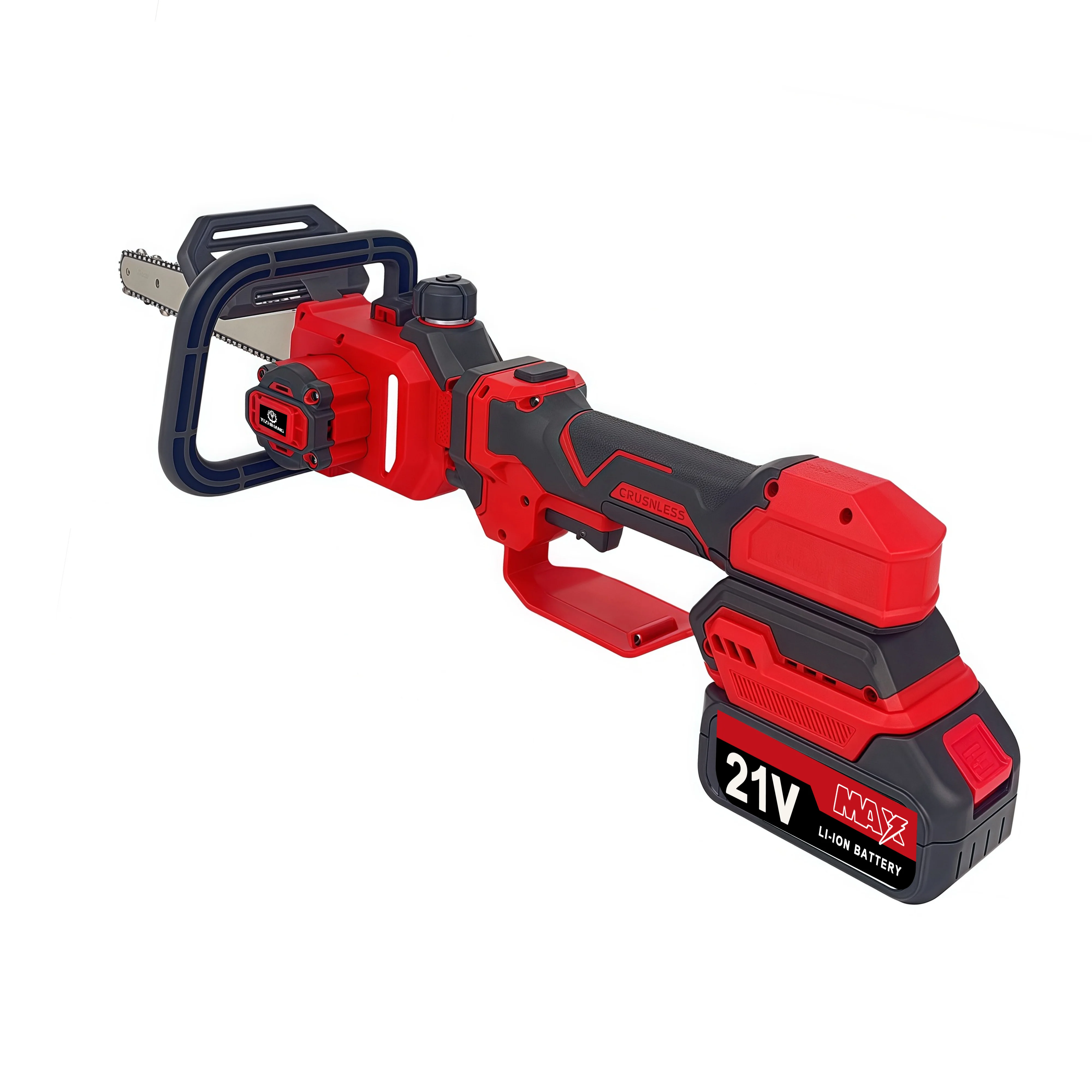 Wireless Telescopic Electric Chain Saw, Battery-powered For Portability, Suitable For Wood Cutting, Logging And Pruning.