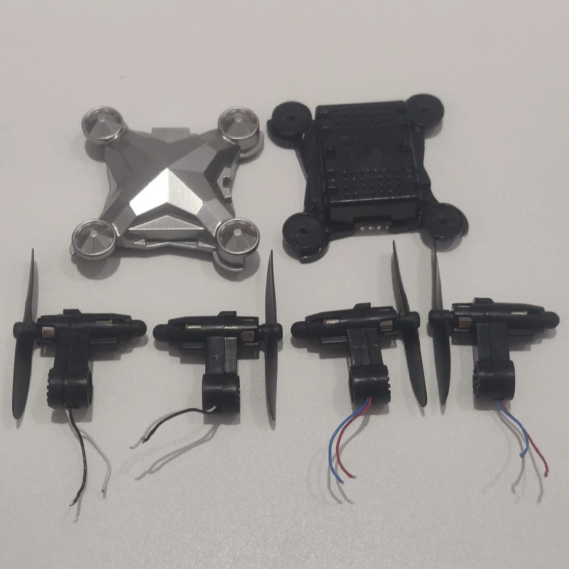 Arm Body Case Replacement Spare Parts Motor Arm 4PCS Upper Lower Cover Main Body Shell Accessories for DH-120 Mini Drone