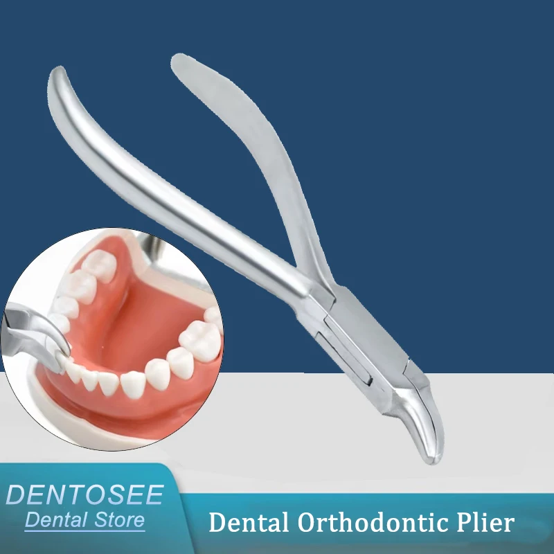

Orthodontic Pliers Kit Flat Sharp Trigeminal Top Plier Distal End Cutter Curving Wire & Bracket Removing Forcep