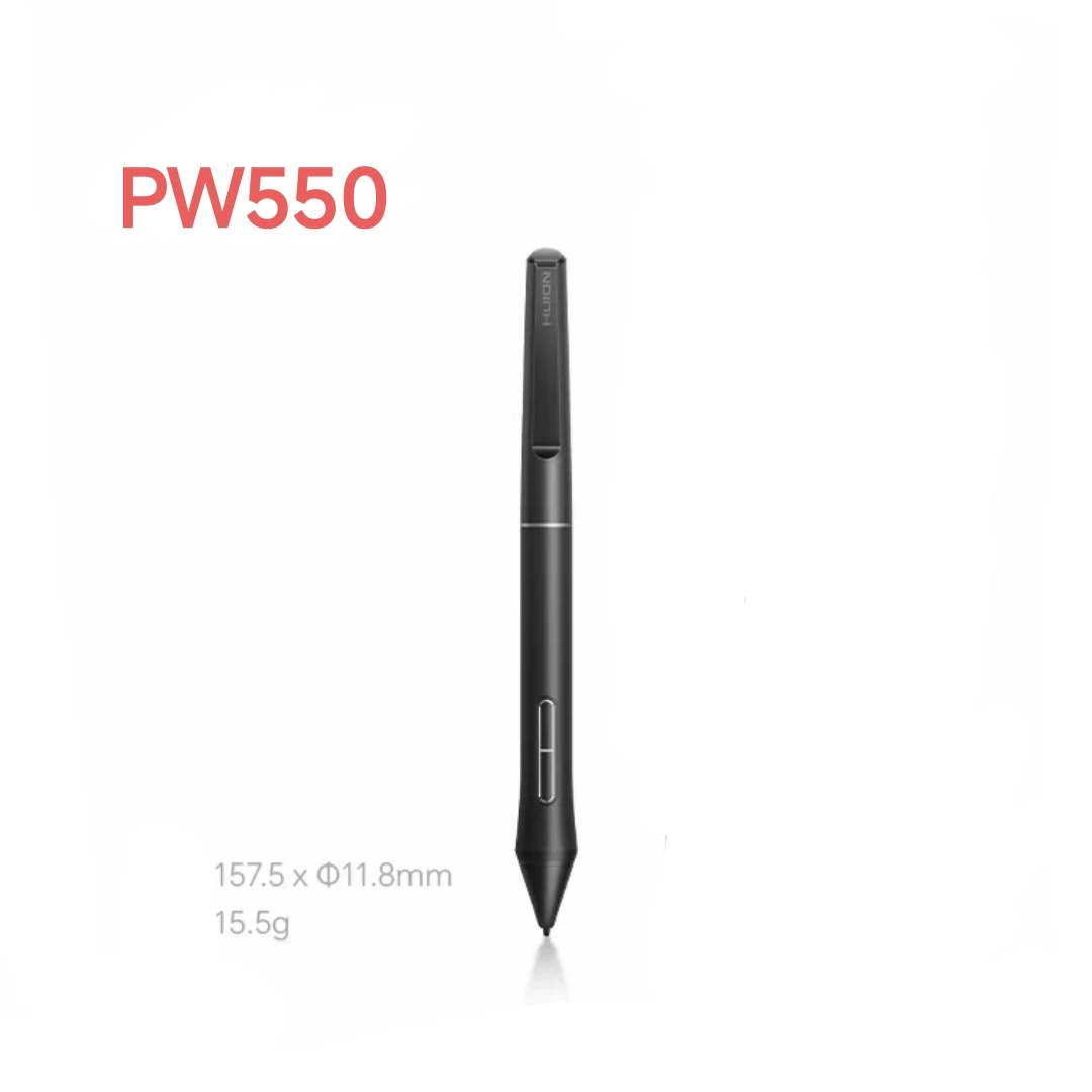 バッテリーフリーペン-pw550-スタイラス-huion-デジタルグラフィックタブレット-inspiroy-2-kamvas-13-kamvas-24-plus-pentech-30