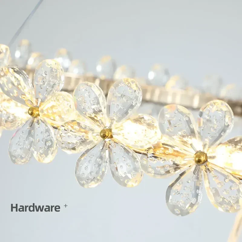 

Modern Crystal LED Chandeliers Indoor Lamp for Living Dining Room Home Decor Bedroom Table Lighting Luminaire