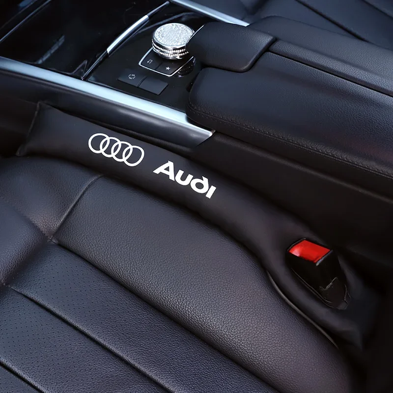 

2PCS For Audi A1 A3 A4 A6 C7 A5 Q5 A7 A8 SLINE Quattro tt RS Q3 Q7 S3 S4 S5 S6 S7 S8 Car Seat Cushion Gap Filling accessories