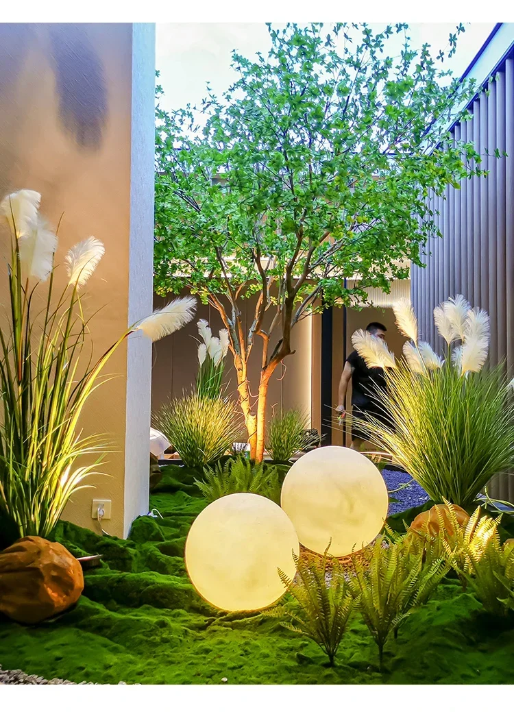 Simulated hanging bell tree window horse drunk wood simple wind fake tree landscaping green plants bionic plants