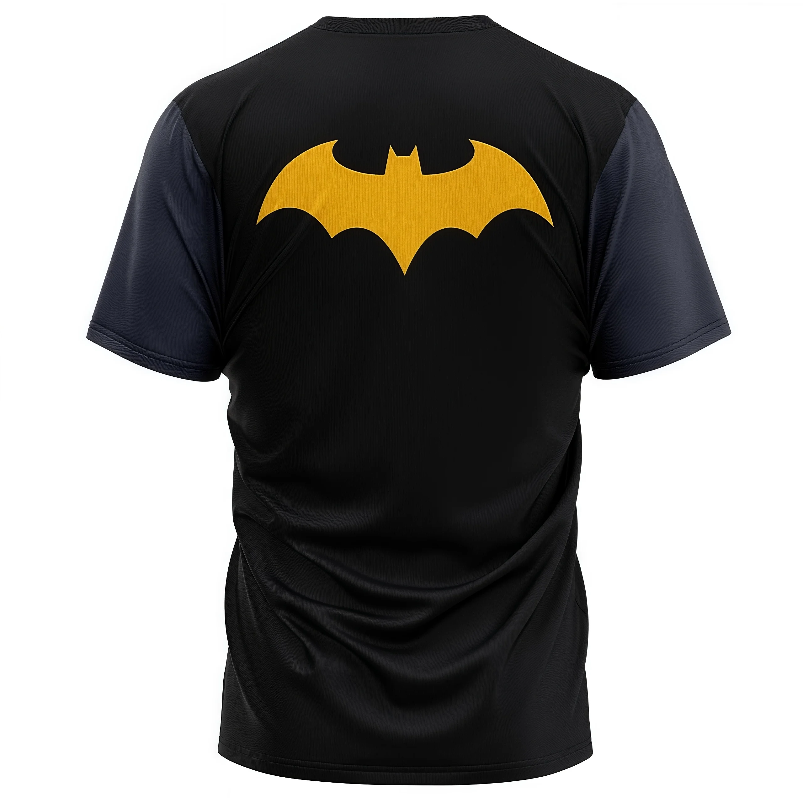 تي شيرت جديد بأكمام قصيرة من Marvel Animation Cartoon Batman سريع الجفاف، علامة تجارية من القمصان بأكمام قصيرة للأطفال والكبار