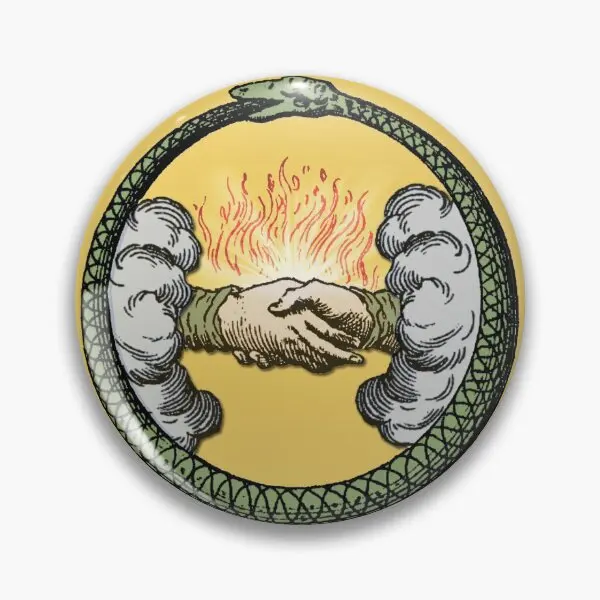 Alchemy Guild Insignia  Soft Button Pin Cartoon Lapel Pin Decor Fashion Gift Funny Badge Women Collar Clothes Jewelry Lover Hat