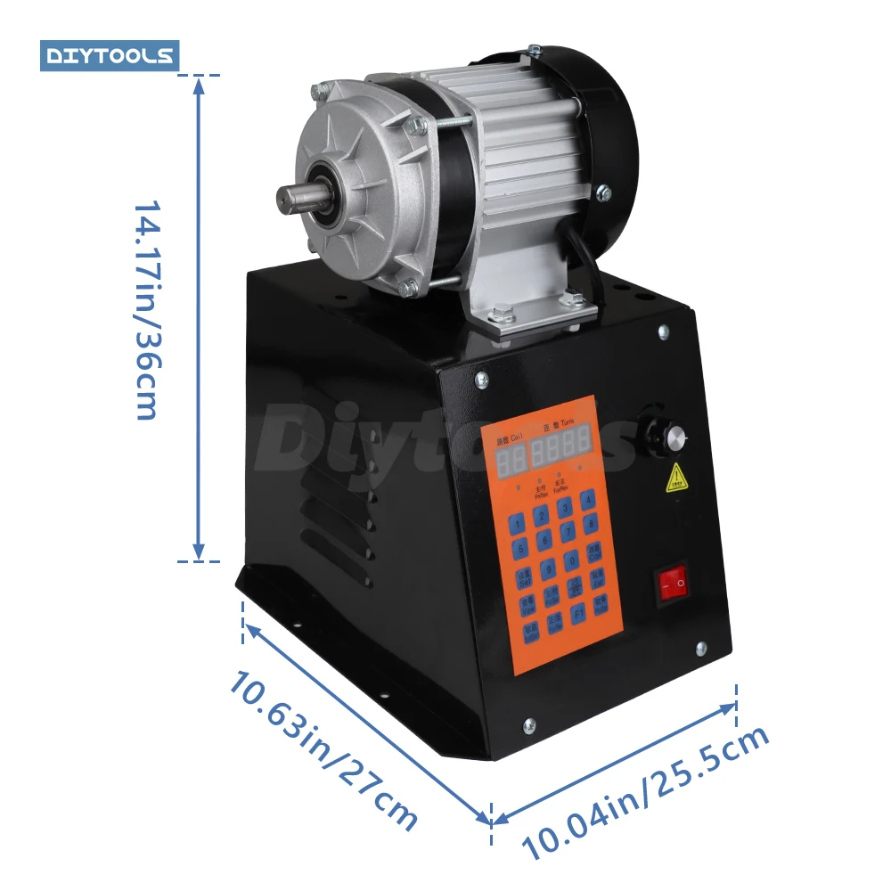 Fully Automatic CNC Coil Winding Machine 350W 500W - Table Fan Motor Enameled Wire Winder with Counter Mold