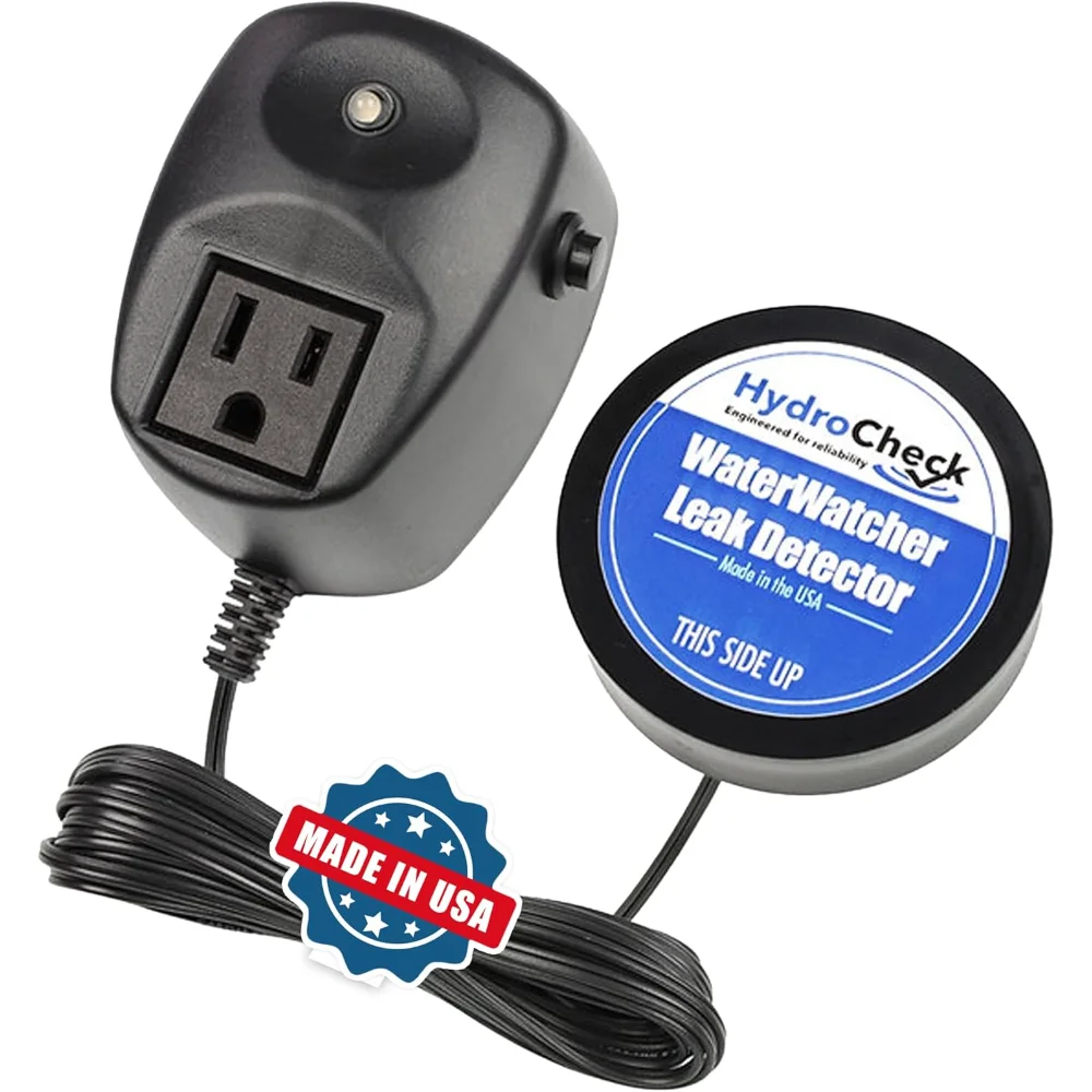 

Water Sensor Alarm, Smart Water Leak Detector for Home & Basements | Made in The USA | Automatic Flood Detectors