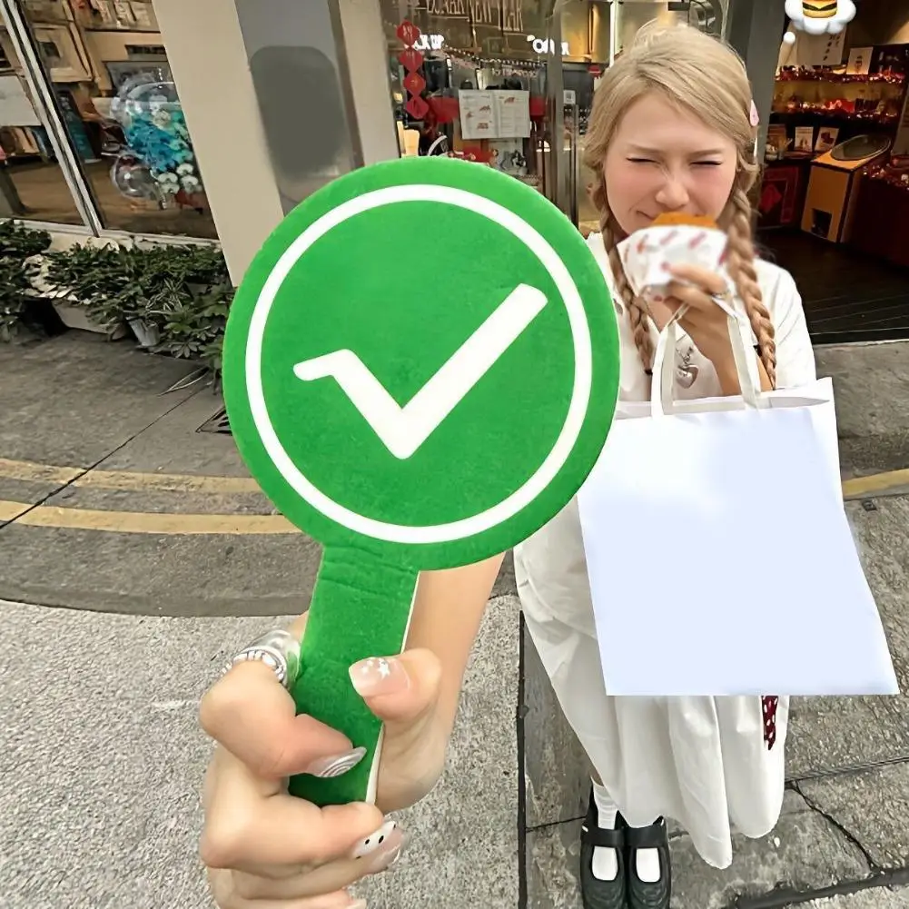 Double Sided Answer Paddles Handheld Voting Board Red Green True False Signs For Classroom Teaching Party Quiz Game Props
