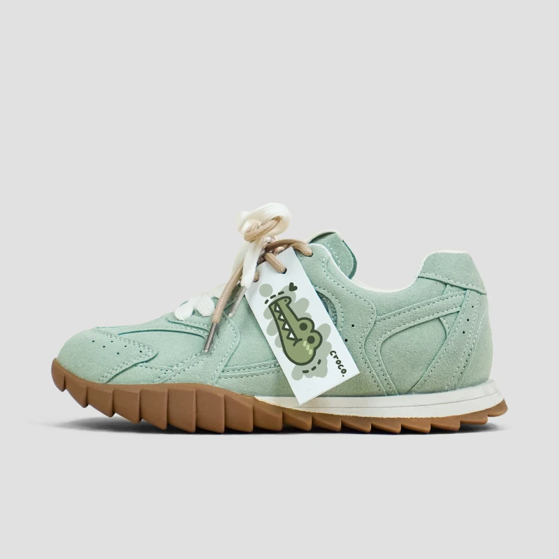 Retro Niche Flat Shoes For Girls New Ultra Soft Student Sports And Leisure Shoes Fashionable Youth Lace Up Single Shoes