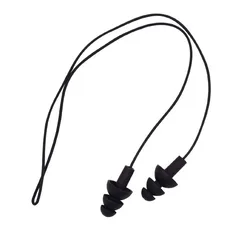 1pc Weiche Silikon Ohr Stecker mit Elastische Lanyard für Wasser Sport Noise Reduktion Ohrstöpsel Schwimmen Pool Ohrstöpsel Zubehör