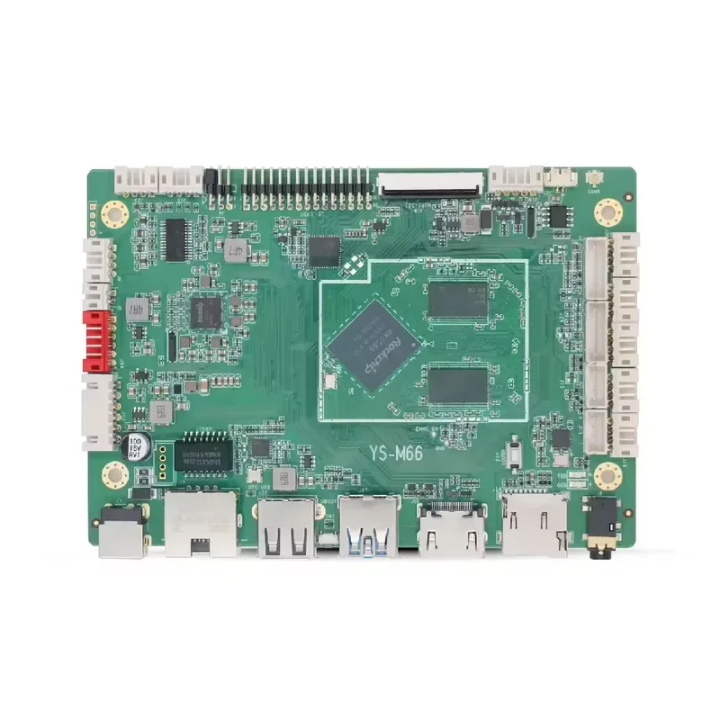 for YS-M66 Android Motherboard with RK3566 CPU Supports FHD LCD Panel 4K UHD LVDS EDP and for 2.0 Output