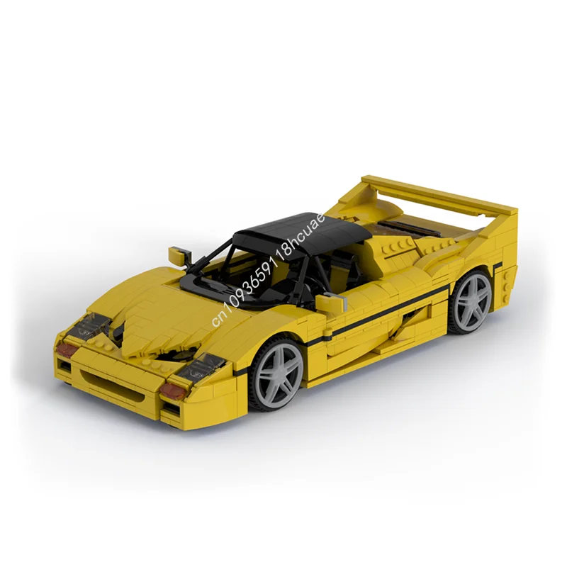 1429 elementów MOC Ferrariesd Spider Look Iconsed Model do składania z klocków, zabawka architektoniczna, zestaw DIY, prezent na Boże Narodzenie, klocki, prezent urodzinowy