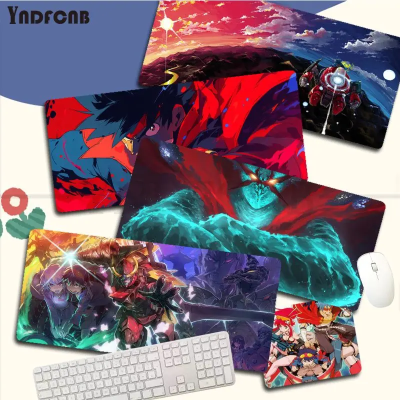 Gurren Lagann Mousepad New Rubber Mouse Durable Desktop Mousepad Size for Game Keyboard Pad for Gamer