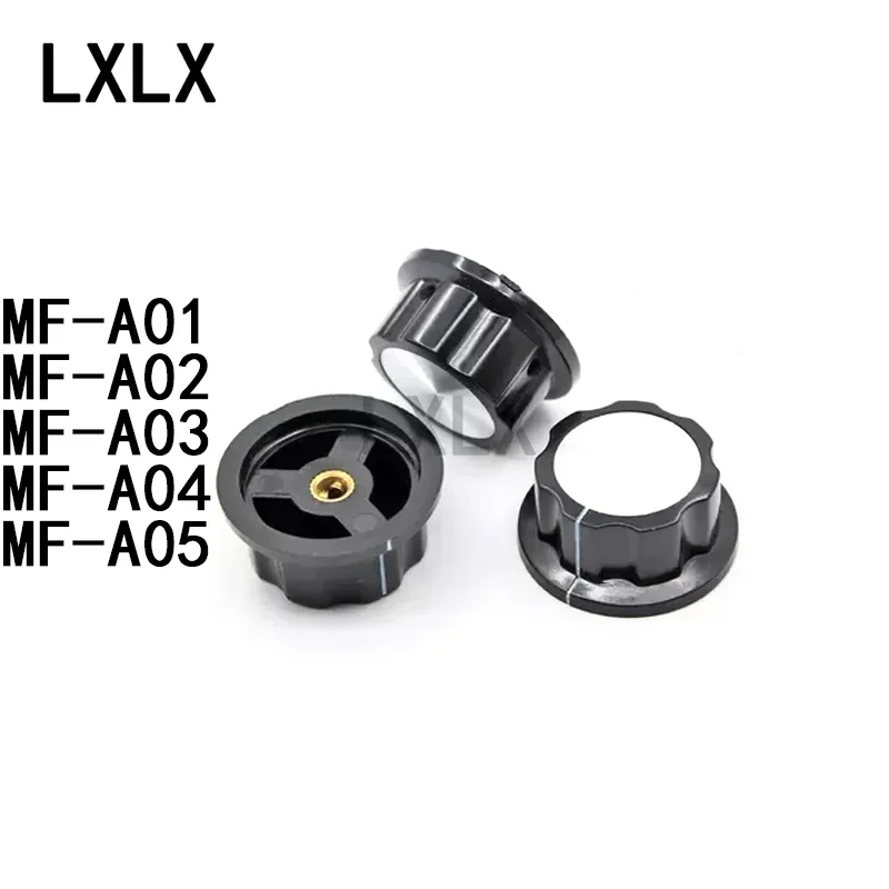 10Pcs MF-A01 MF-A02 MF-A03 MF-A04 MF-A05 Potentiometer Knob WH118/WX050 Rotary Switch Electronic 6mm