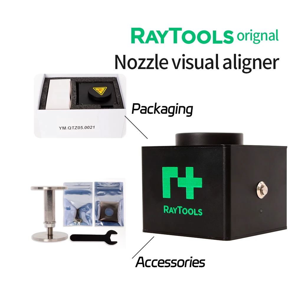 Raytools Original High Precision Portable Fast Alignment NVA Nozzle Visual Aligner Smart Laser Cutting Calibration Tool
