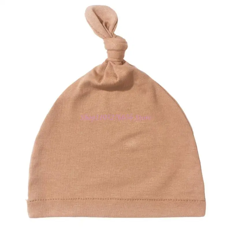 

R6FD детская шапка с завязками, ветрозащитная шапка для младенцев, шапка для новорожденных, подарок для душа, нейтральный цвет,