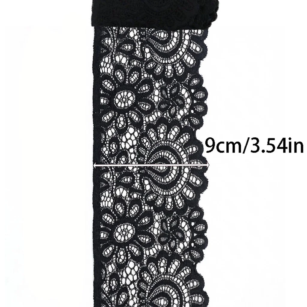 9cm Elastische Spitze Nähzubehör für Kleidung, Hüte, Handarbeit und DIY – Detail 5