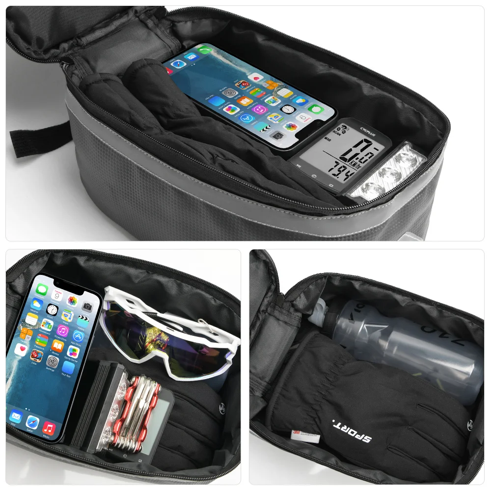 8L Bicycle Rear Seat Bag Bike Rack Bag Trunk Pannier Cycling Saddle Bags Large Capacity Waterproof Travel Bag With Rain Cover