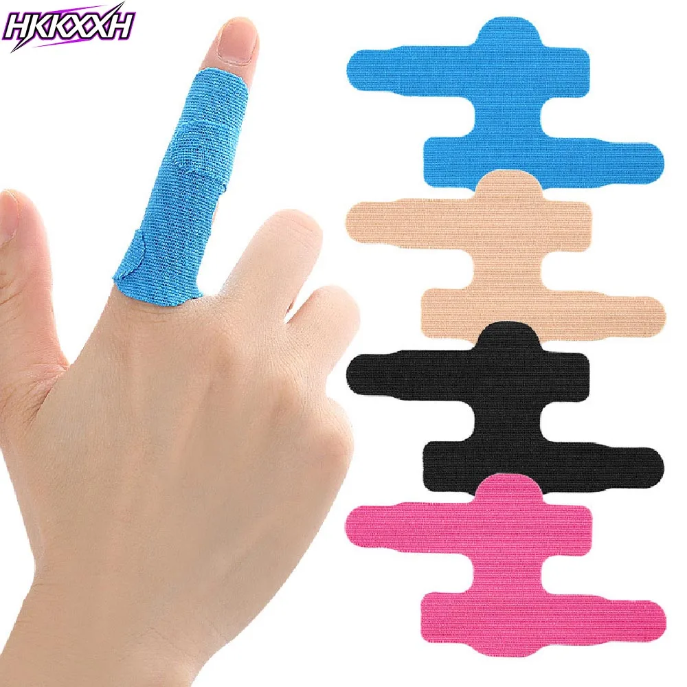 20 Stück Vorgeschnittenes Kinesiologie-Tape für Daumen und Finger, Selbstklebendes Daumen-Schutzband, Elastische Sportbänder für den Großzehenbereich