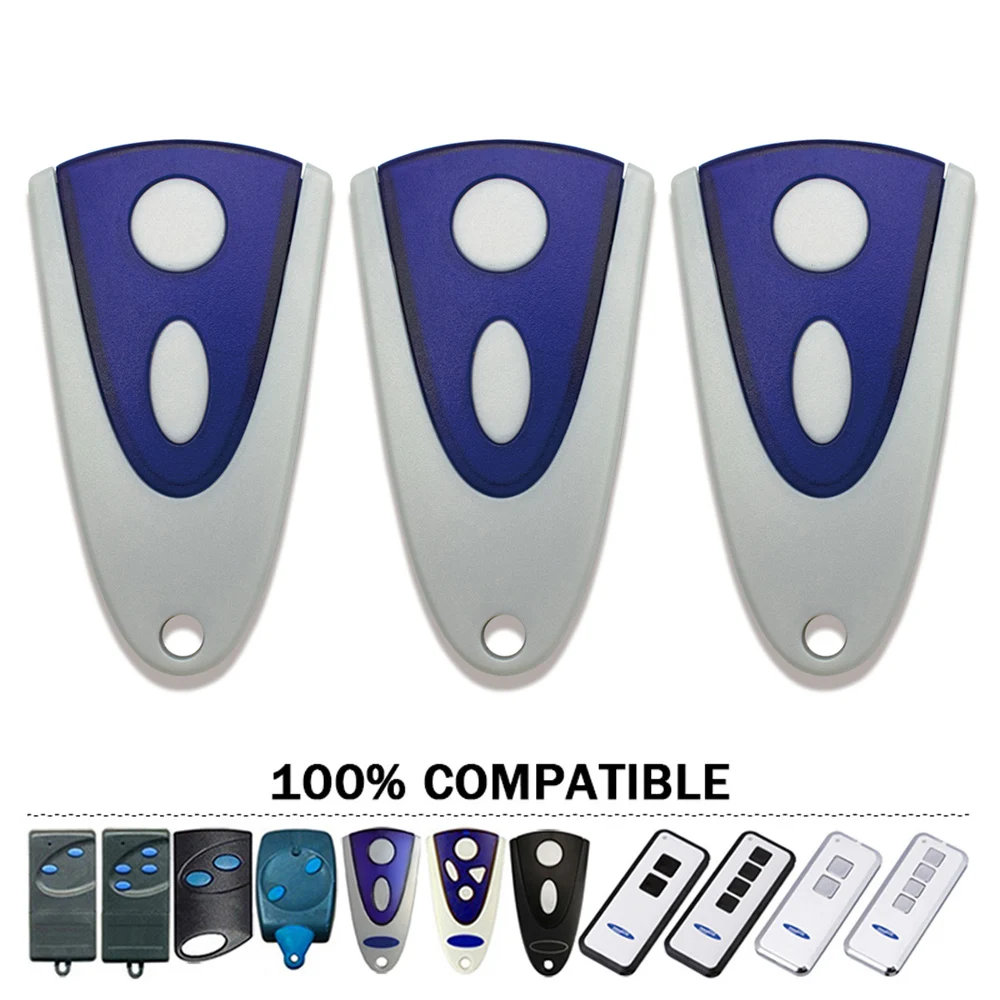 NOVOFERM NOVOTRON 502 MAX43-2 504 MAX43-4 512 522 524 mando a distancia para puerta de garaje, 3 piezas, 433MHz, transmisor de llavero de código rodante