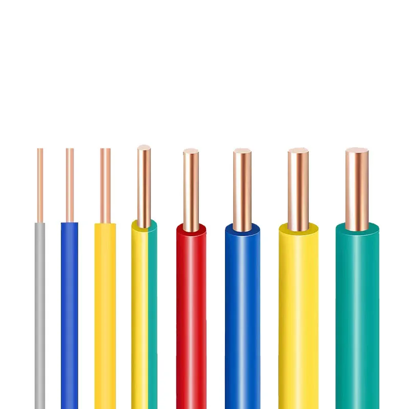 Electrical Wire BV Household National Standard 1.5/2.5/4/6 Square MM Single-strand Solid Copper Core Cable for Home Decoration