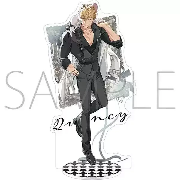 

Anime Game Nu Carnival Fourth Anniversary Black Suit Series Keychain Cute Pendant Desktop Stand Figure Collection Ornament Gift
