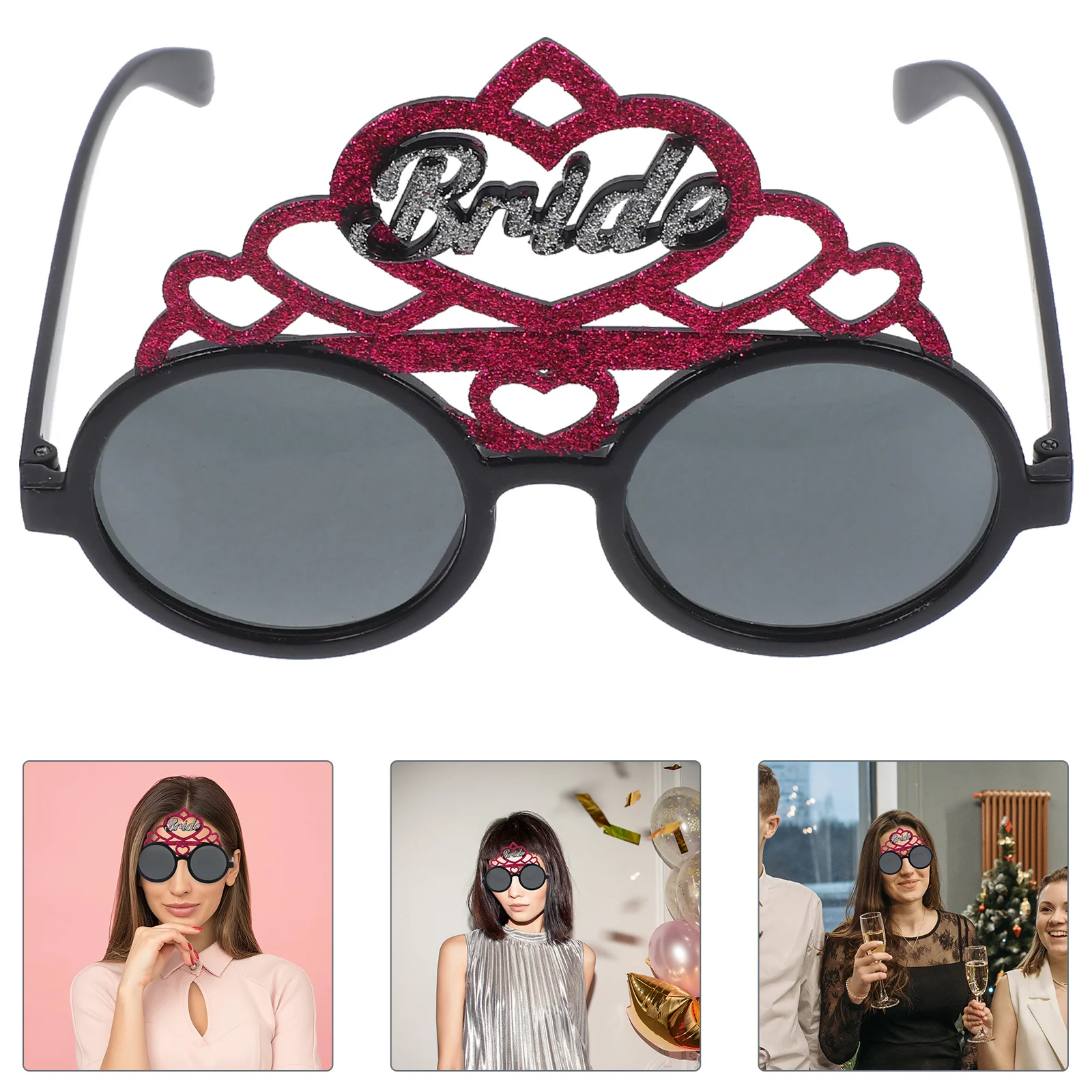

Bride Glasses for Bachelorette Party Bride to Be Sunglasses Bridal Shower Wedding Photo Booth Props Festive Party Accessories