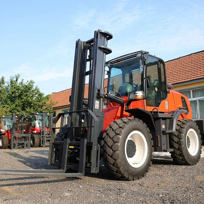 China Rough Terrain Forklift Supplier Fast Delivery Hydraulic Diesel Forklift Truck High Quality Rough Terrain Forklift