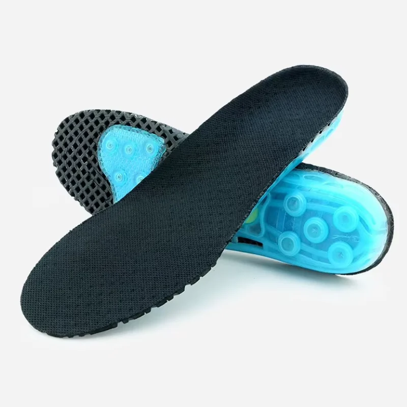 

Orthotic Insoles for Flat Feet & Plantar Fasciitis, Silicone+EVA Spring Arch Support, Breathable Foot Care for Running/Standing
