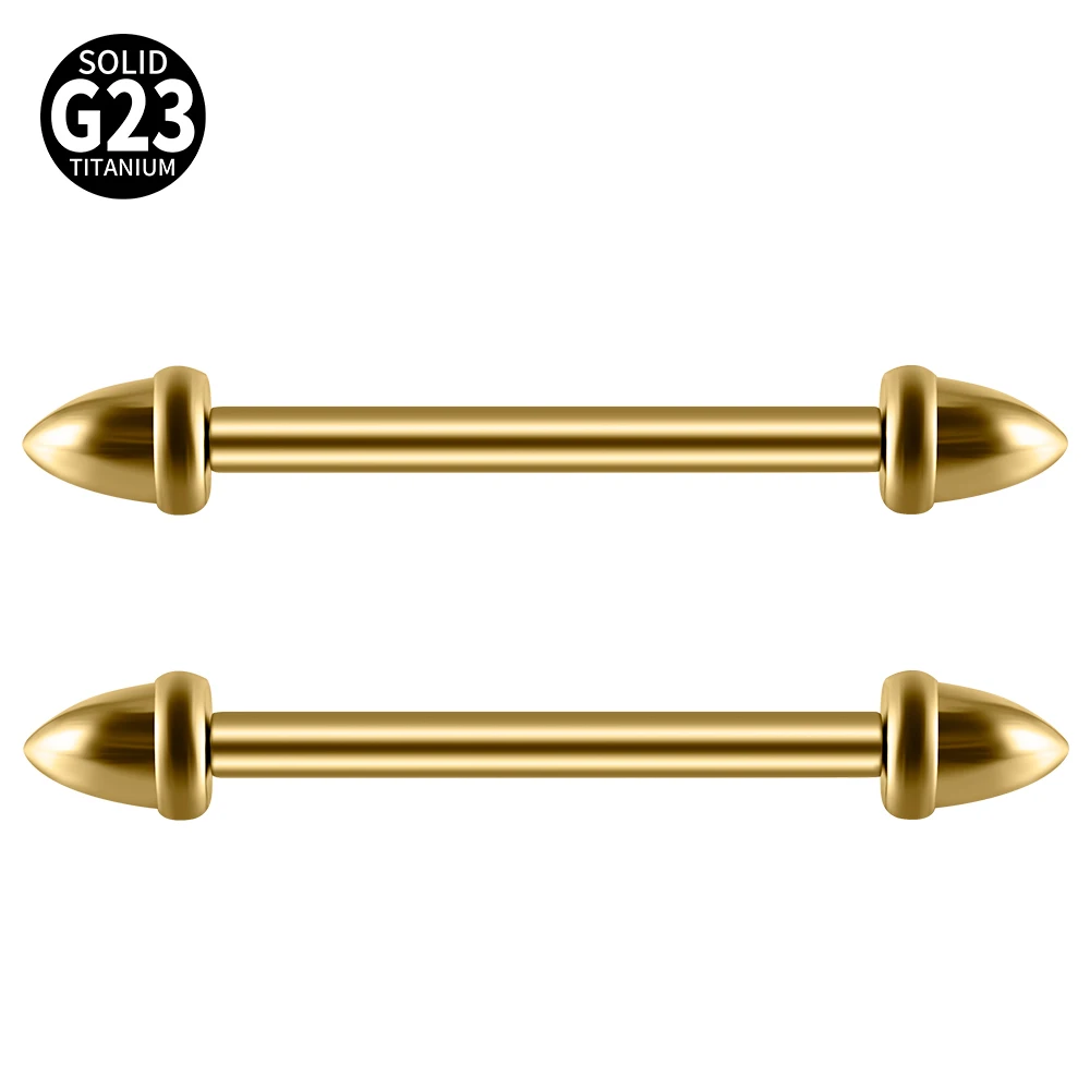 1Pair G23 Titanium Nipple Piercing 14G 16mm Straight Breast Rings Barbells Opal Zirconia Nipple Piercing Jewelry for Women Men image 3