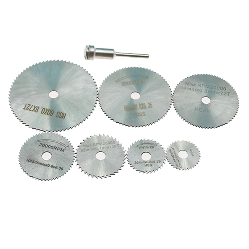 HSS High Speed Steel Saw Blade Metal 22MM-60MM Connecting Rod Chainsaw Hand Drill Wood Plastic Board PVC Slice