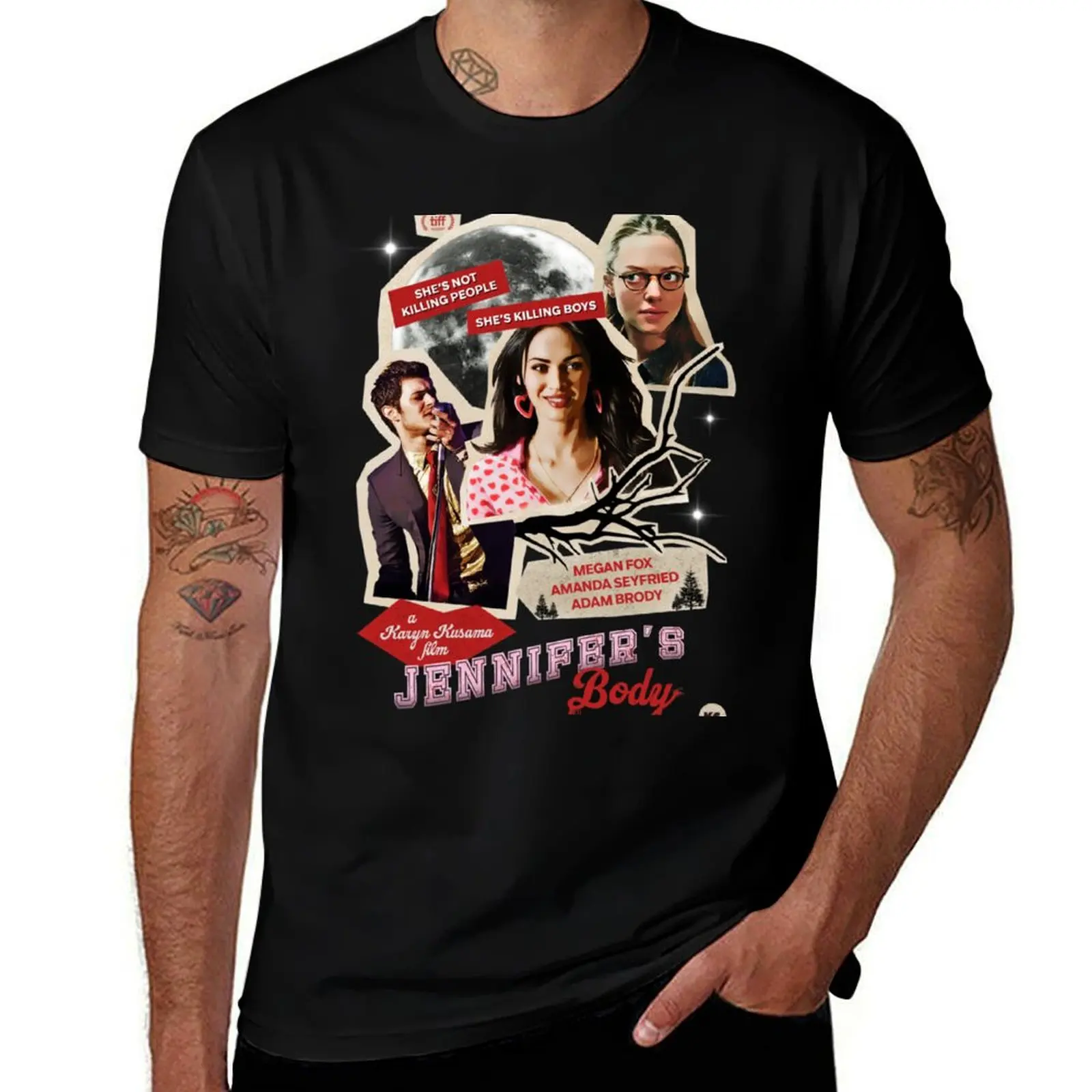 original Jennifer's Body poster T-Shirt Industrial Work Tee Shirt T-Shirt