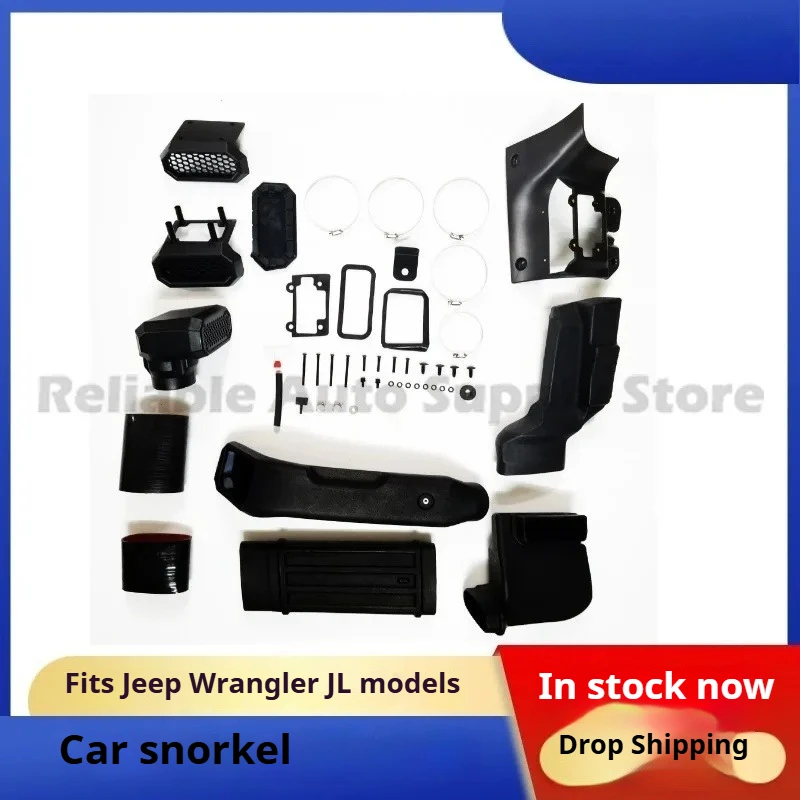 

Система воздухозаборника для Jeep Wrangler JL, глубокий впускной бассейн, трубка для бездорожья, обновление 4x4, модификация автомобиля, прочный, водонепроницаемый