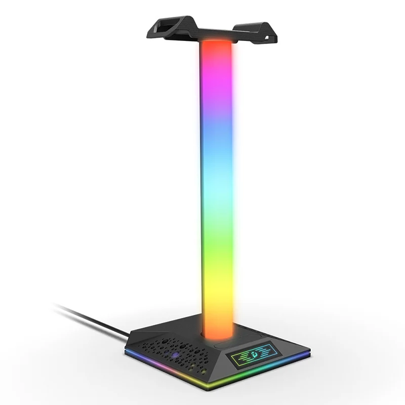 1Pc Earphone Display Stand Non-Slip Gaming Headset Bracket Detachable Hanger Space Saving Desktop Organizer