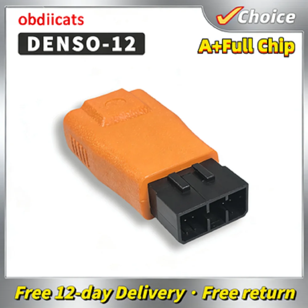 

DENSO 12Pin To OBD2 Connector Plug & Play Diagnostic Adapter Tool For Trucks