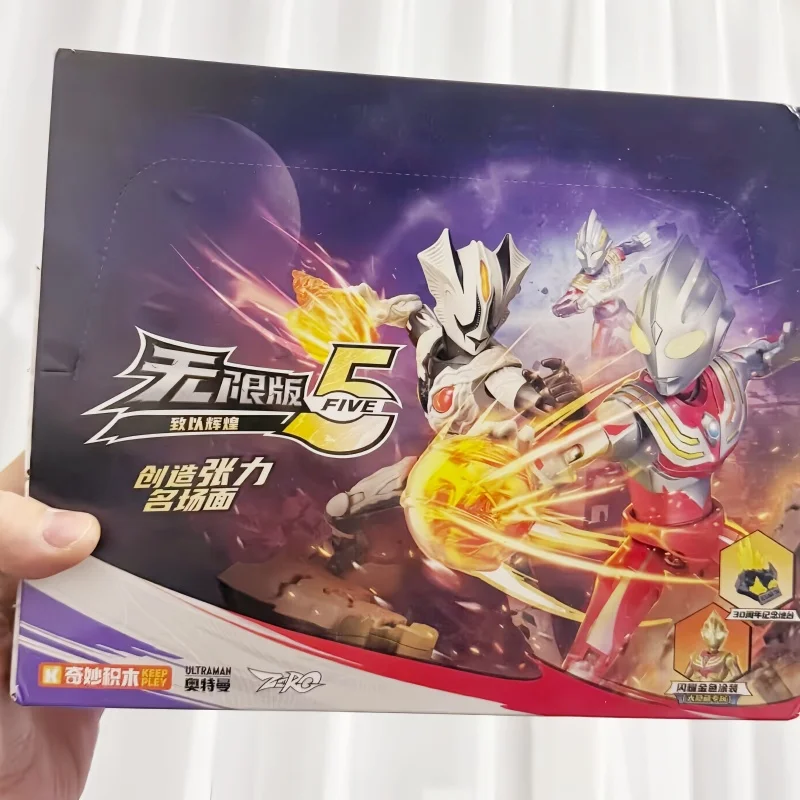 

Keeppley Ultraman Zero 05 Collectible Action Figure - Assembled Movable Model Toy -Ultraman Tiga Boy'S Birthday Gift Toys