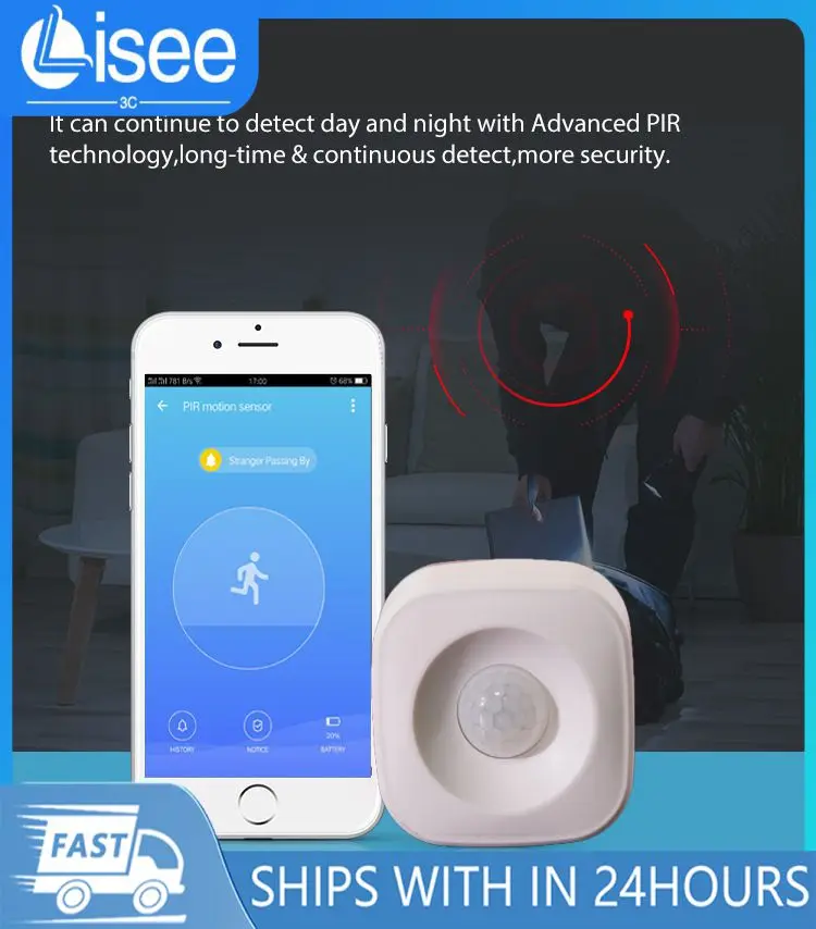 Wifi Detector Safe Sensitive Security Alarm Moveing Automation Intelligent Sensor Motion Alarm Human Infrared Wireless Tuya