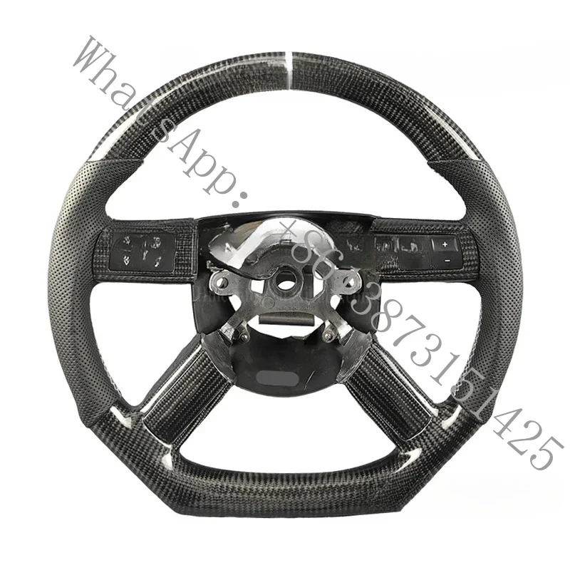 

Suitable upgraded leather carbon fiber steering wheel with quality guarantee 300C car steering wheel