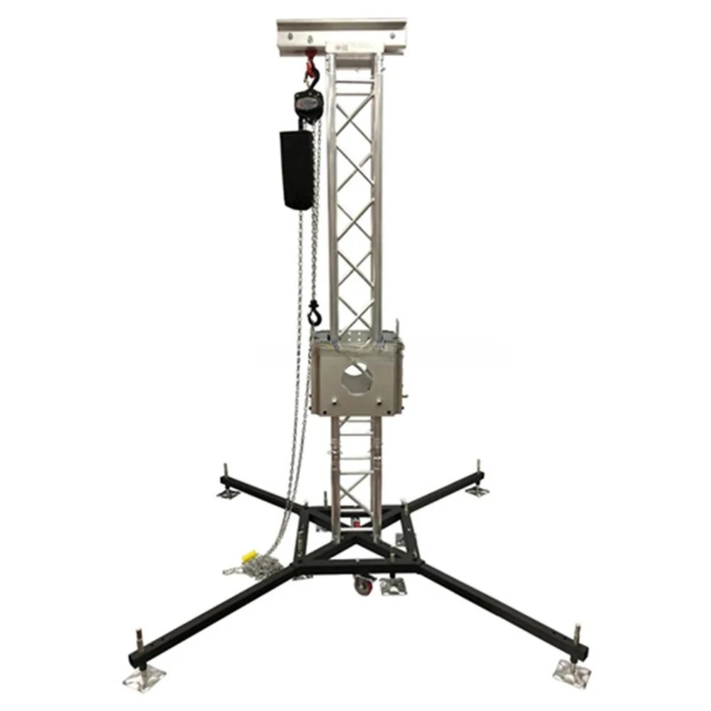 Aluminum Stage Truss Lifting System Manufacturer Ground Support Truss Tower