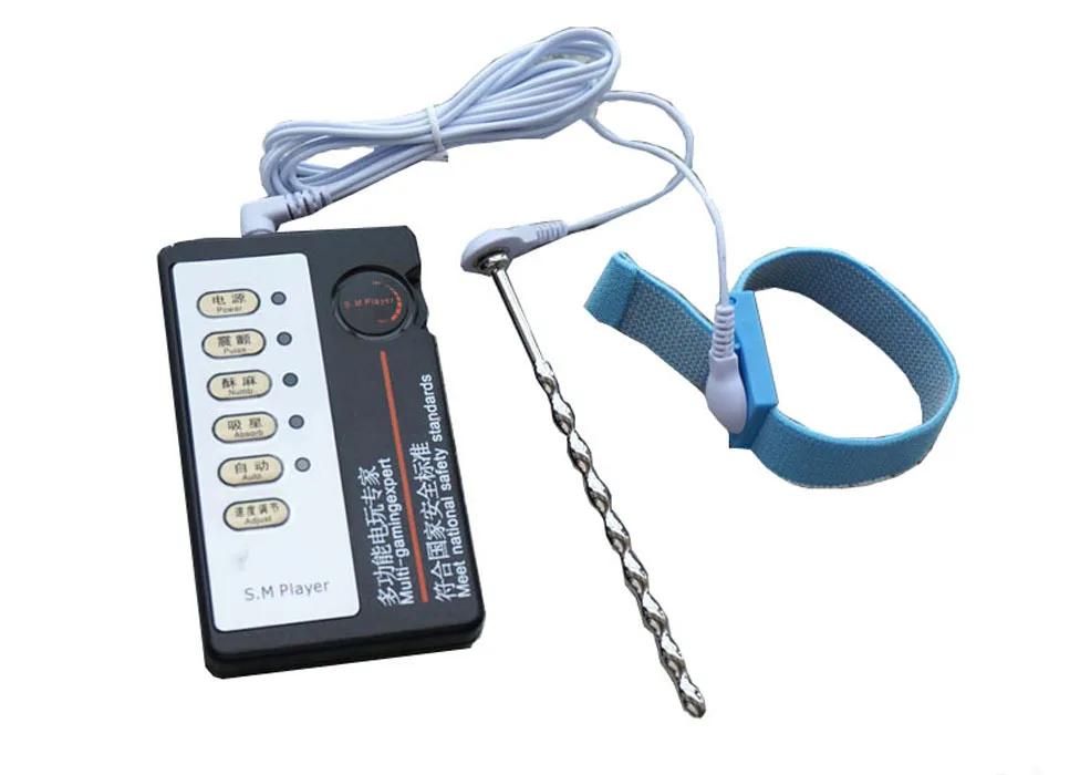 Electric Stimulate Cock Rings Massage Bdsm Electro Shock Penis Plug Cock Ring Medical Sex Toys For Couples Masturbation