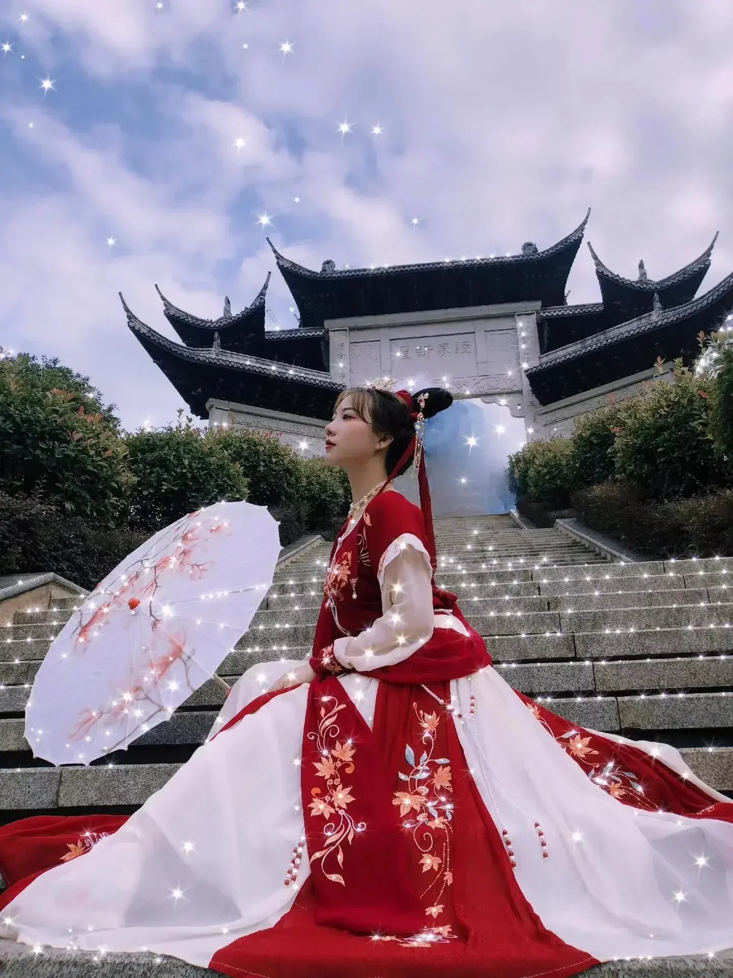 Ombrello di carta a olio per adulti Stile cinese Decorazione antipioggia Artigianato Hanfu Danza Foto Ombrellone Ombrello da donna Ragazze Cosplay