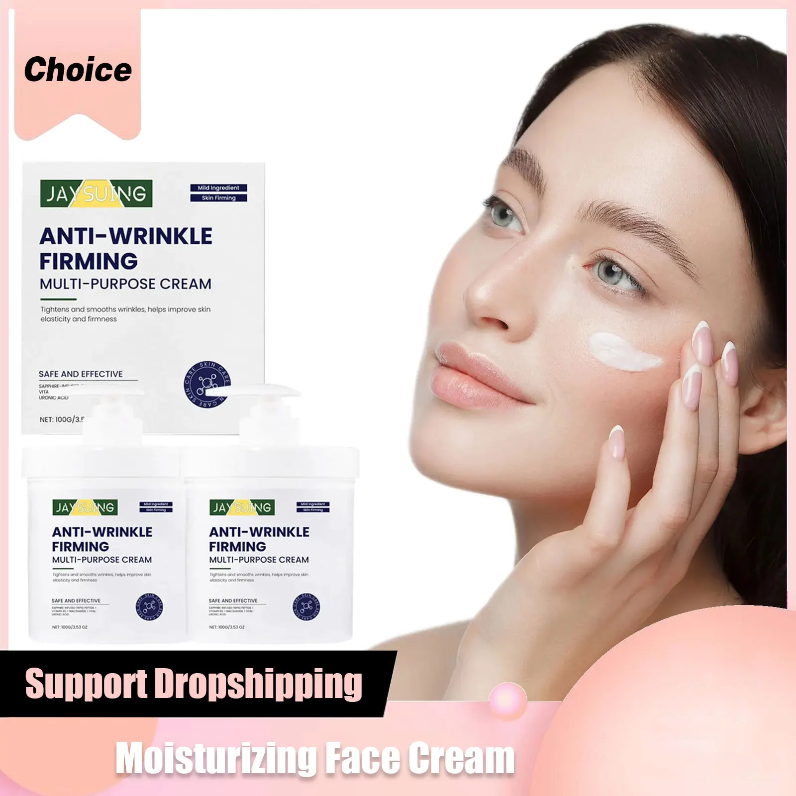 

Moisturizing Face Cream Hydrating Repairing Anti-Wr-inkles Firming Lifting Improve Dryness Smoothing Tender Nourish Facial Cream