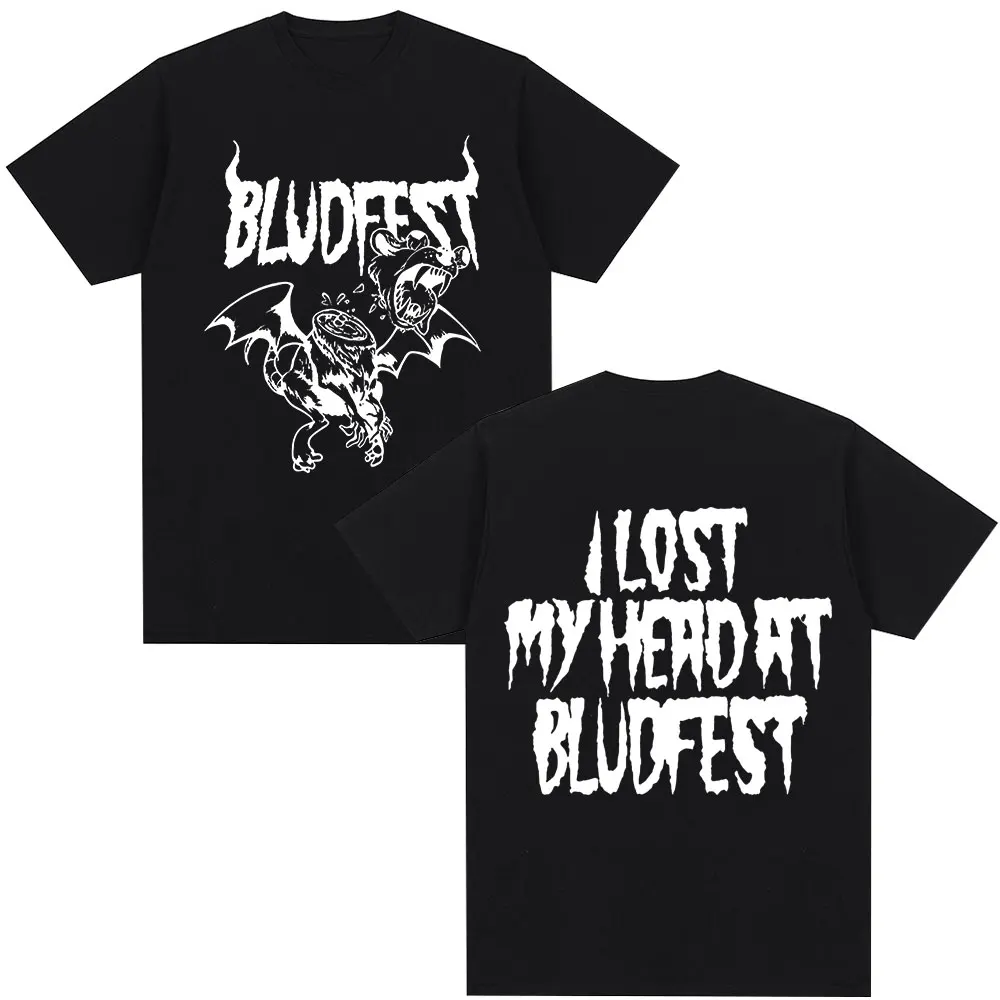 Yungblud Bludfest Merch T Shirt Men Women Clothing Fashion Rock Short Sleeve T-shirts Casual Cotton Oversized T-shirt Streetwear