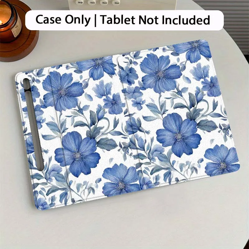 

Artistic Flower Pattern Tablet Case For Samsung Galaxy Tab S7 S8 S9 S10 FE Plus 12.4 13.1 Inch
