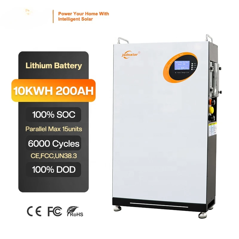 JSDS Power wall 48V 200Ah Lifepo4 Battery 6000 Cycles