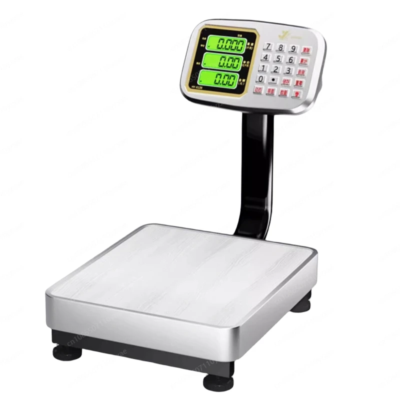 Electronic Scale Commercial Platform Scale Accurate Weighing Electronic Scale Stalls Selling Vegetables