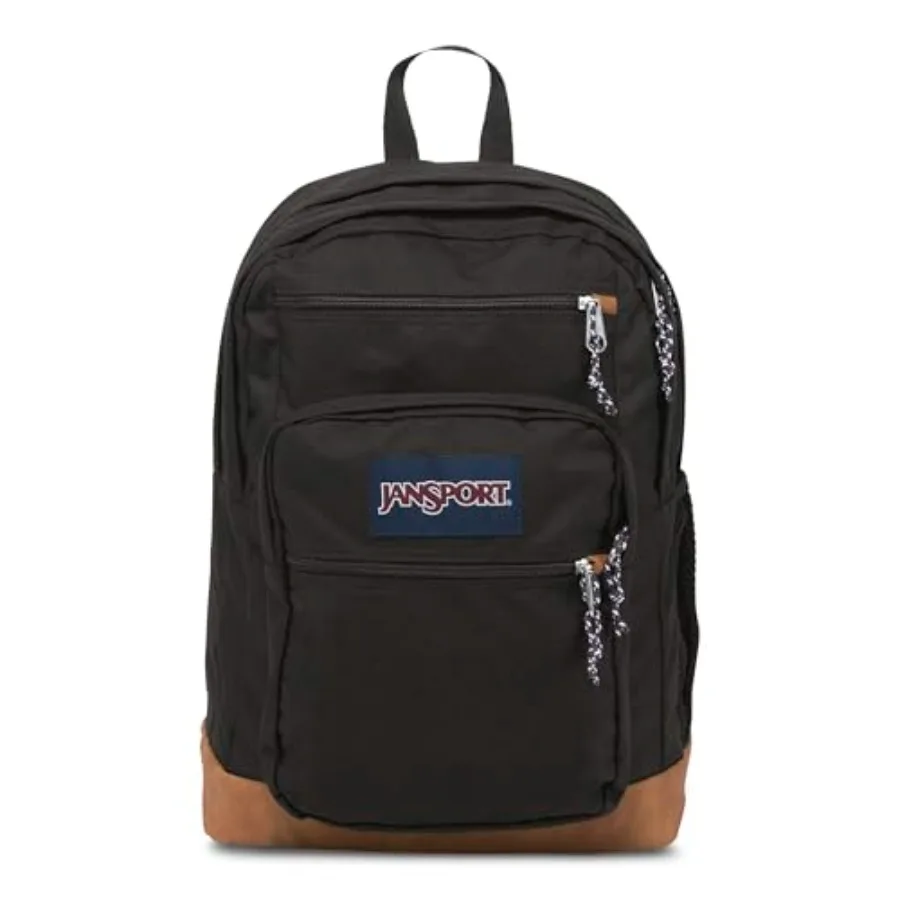 

Cool Backpack with 15-inch Laptop Sleeve - Large Computer Bag Rucksack with 2 Compartments Ergonomic Straps Black