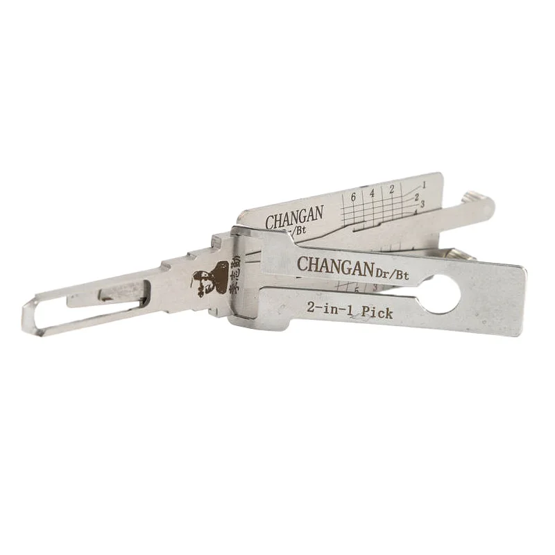 High Quality Lishi Changan 2-in-1 Car Lock Pick and Decoder Compatible with Lishi Changan 2-in-1 Tools and Lishi Lock Picks
